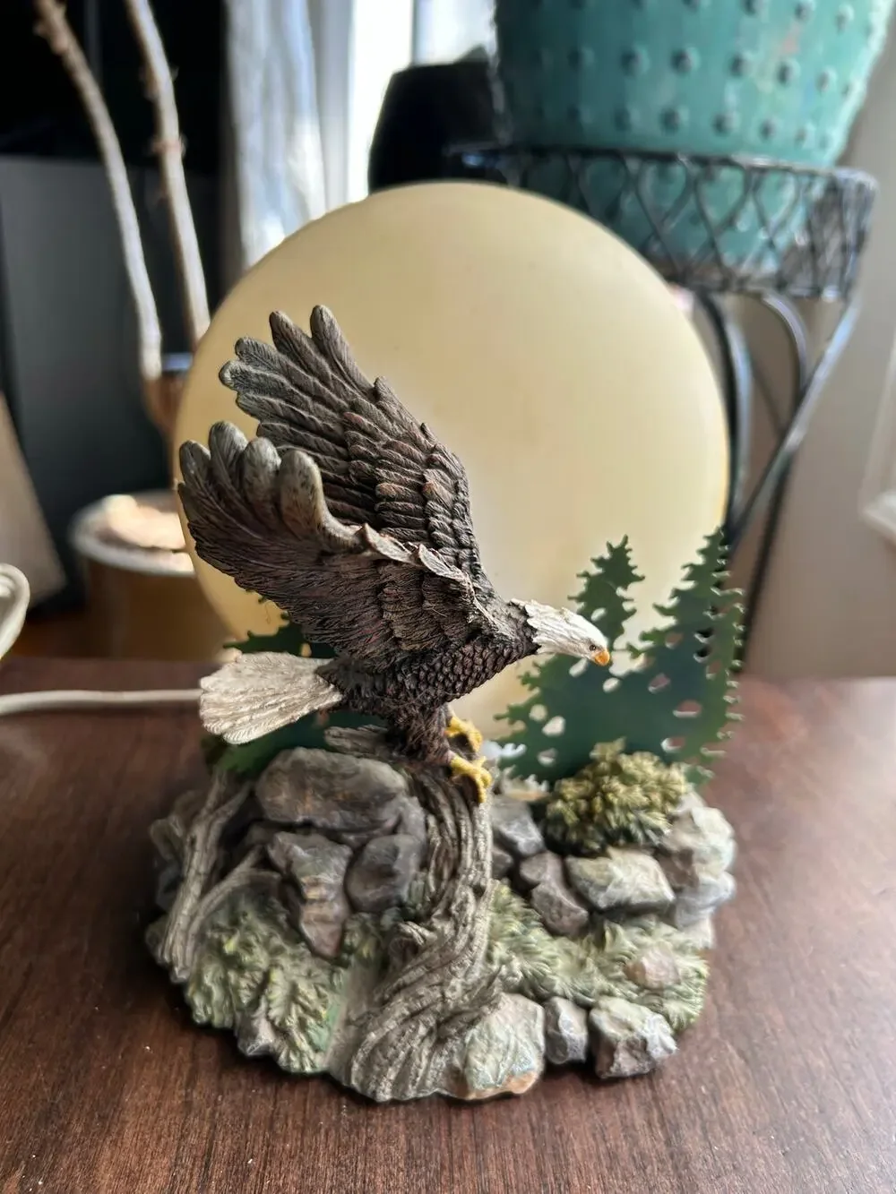 The Bradford Exchange Sea to Shining Sea America The Beautiful lamp cabin decor